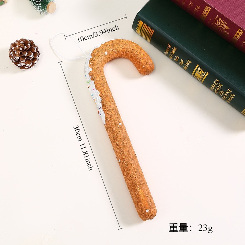 クロスボーダーファッションクリスマス装飾ジンジャーブレッドマン杖キャンディペンダント外国貿易 DIY 立体クリスマスツリーペンダント|undefined
