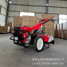 田园管理机四驱旋耕机微耕机四轮小型拖拉机水旱两用柴油耕地机