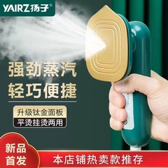 揚子は携帯用小型アイロンを持っています。