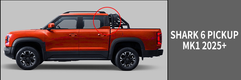 Suitable for Byd Shark 6 Pickup Window Visor