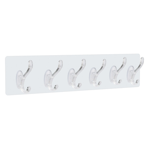 No punching hooks, strong sticky hooks, wall door back hooks, kitchen transparent, traceless dormitory bathroom row clothes hooks