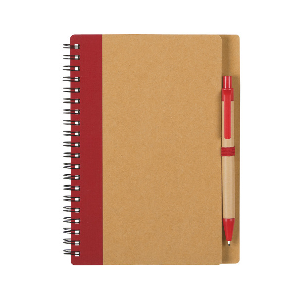 Kraft Paper Fabric Splicing Cover Notebook Hand Ledger Kraft Paper Notepad Notebook with Pen Can Be Customized