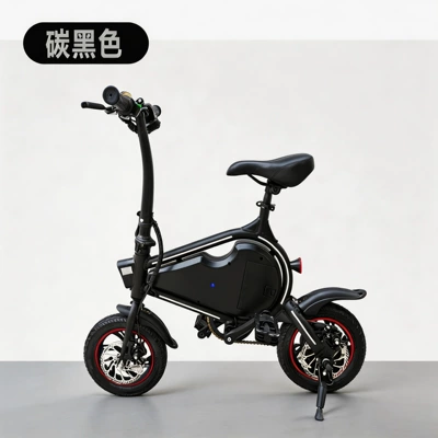 Source Factory Dayu New Model Lithium Battery Long-Range Foldable Electric Bicycle Small Mini Scooter (Qatlanan elektrik skuterlər) - 8ah-black-vehicle-range-approximately-25km