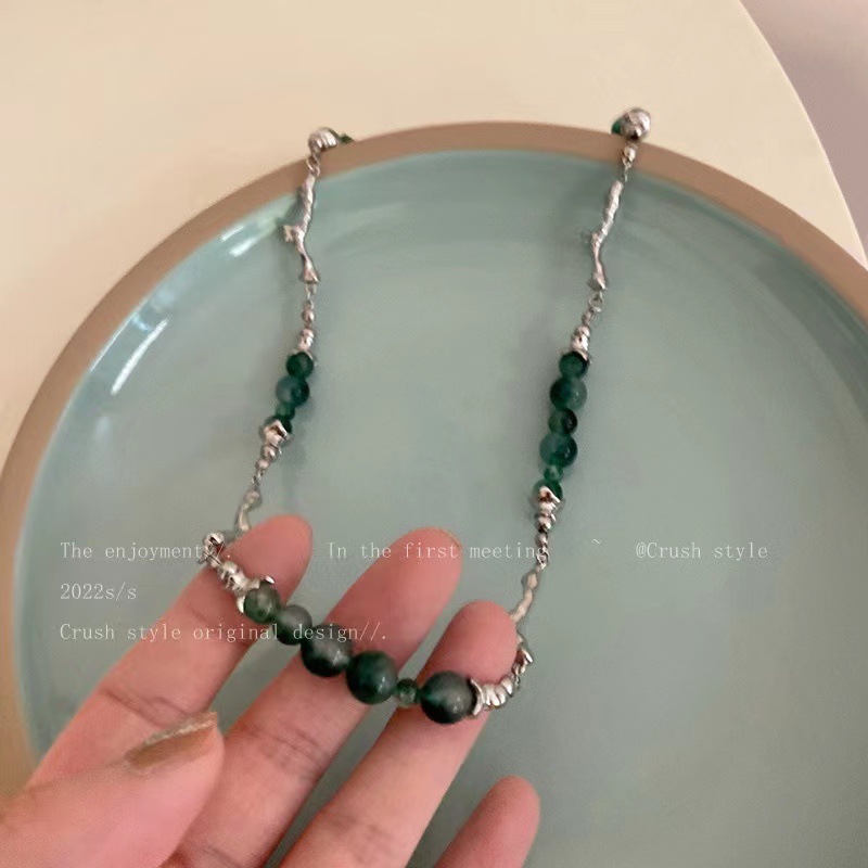 Fashion Geometric Titanium Steel Beaded 1 Piece