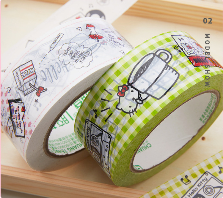 Thankyou cinta adhesiva de embalaje rosa, sello de red, cinta de sellado, cinta de impresión de dibujos animados, fabricante al por mayor