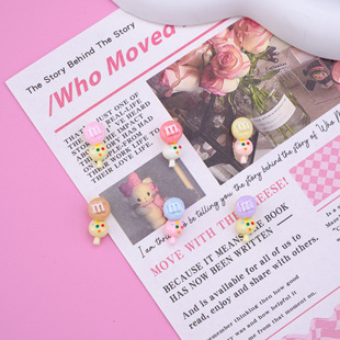 M Letter Candy Candied Haws Resin Accessories Water Cup Hairpin Accessories Handmade Jewelry Baby Clothes Saliva Towel Accessories