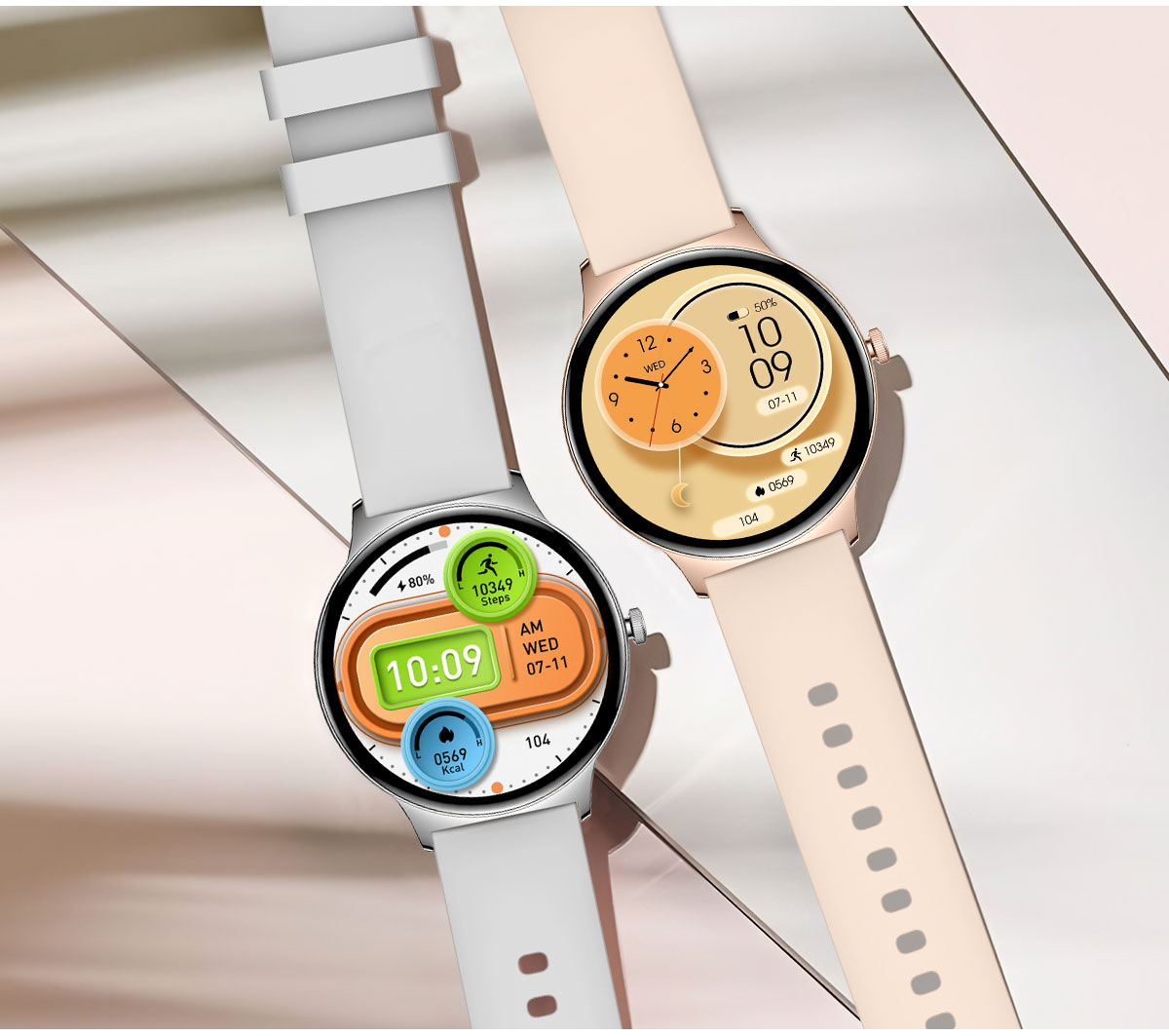 Smartwatch Pour Femme Avec Suivi De Santé Et Appel Bluetooth_voghion.com