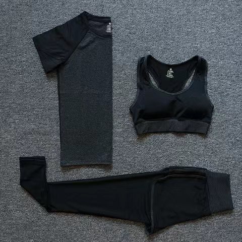 グレー（半袖+ブラジャー+ズボン