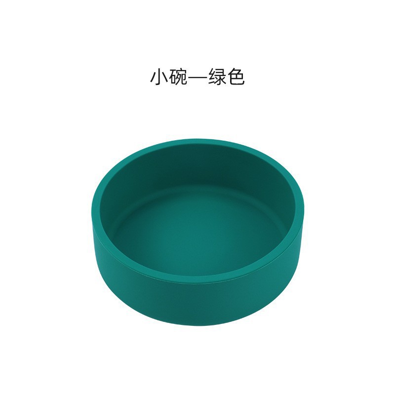 Juego de vajilla de silicona de grado alimenticio para niños, tazón para alimentos complementarios, plato para frutas, hervible, venta caliente en Amazon