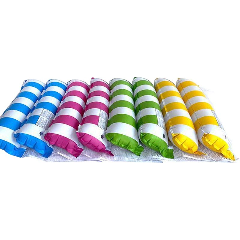 Надувной шезлонг для воды со складной спинкой, полосатый плавучий плот для водных развлечений, напрямую от производителя.