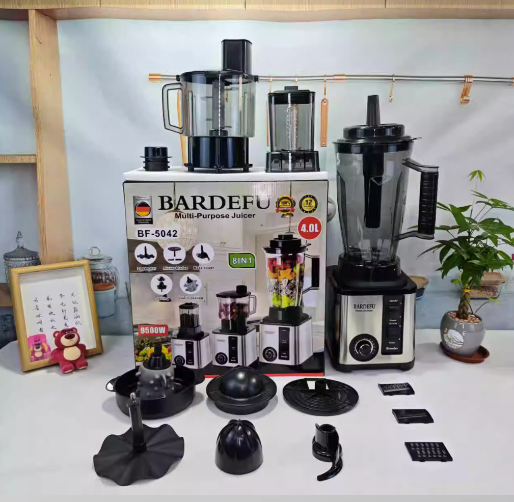 Transfronterizo nuevo estilo 3L6in1blender comercial de acero inoxidable de alta potencia mezclador de cobre puro exprimidor de hielo picado