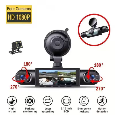 Driving recorder: Cameras Displaying and Recording Simultaneously
