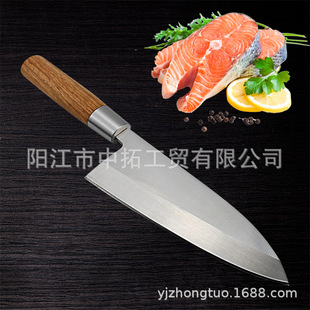 5cr15mov osewwood 7 -Японский кухонный нож Шеф -повар Сашими Сашими блюда сакральные сырые сырые рыбы ломтик рыбы