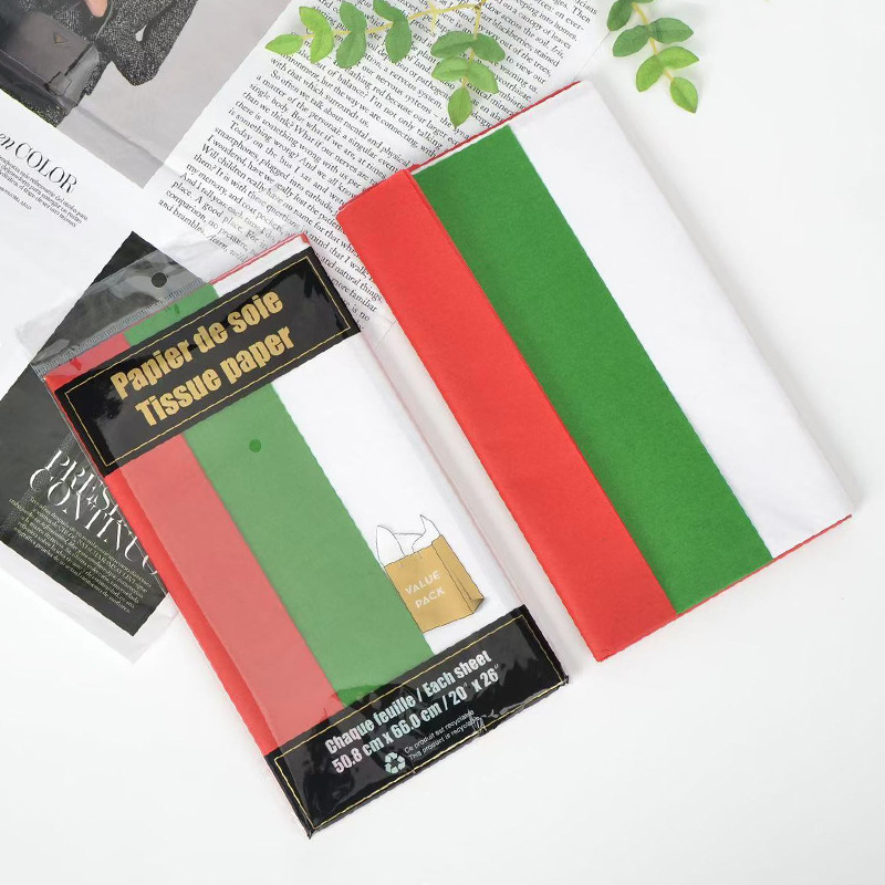 컬러 매칭 레드 + 그린 + 퓨어 화이트, 총 12 장