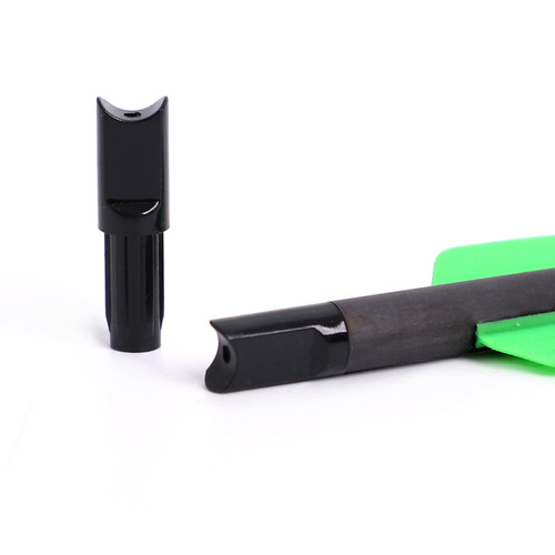 Crossbow pure carbon crossbow arrow tail 4.2/6.2/7.6mm arrow shaft inserted directly into the crescent tail, outdoor shooting and archery accessories