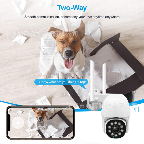 Outdoor mini ptz ip camera wireless network HD outdoor wifi dome surveillance camera
