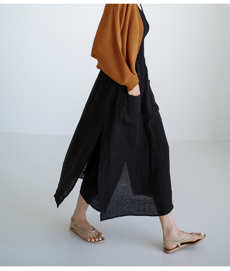 Women's Holiday Daily Simple Style Solid Color Ankle-Length Casual Pants Culottes display picture 13