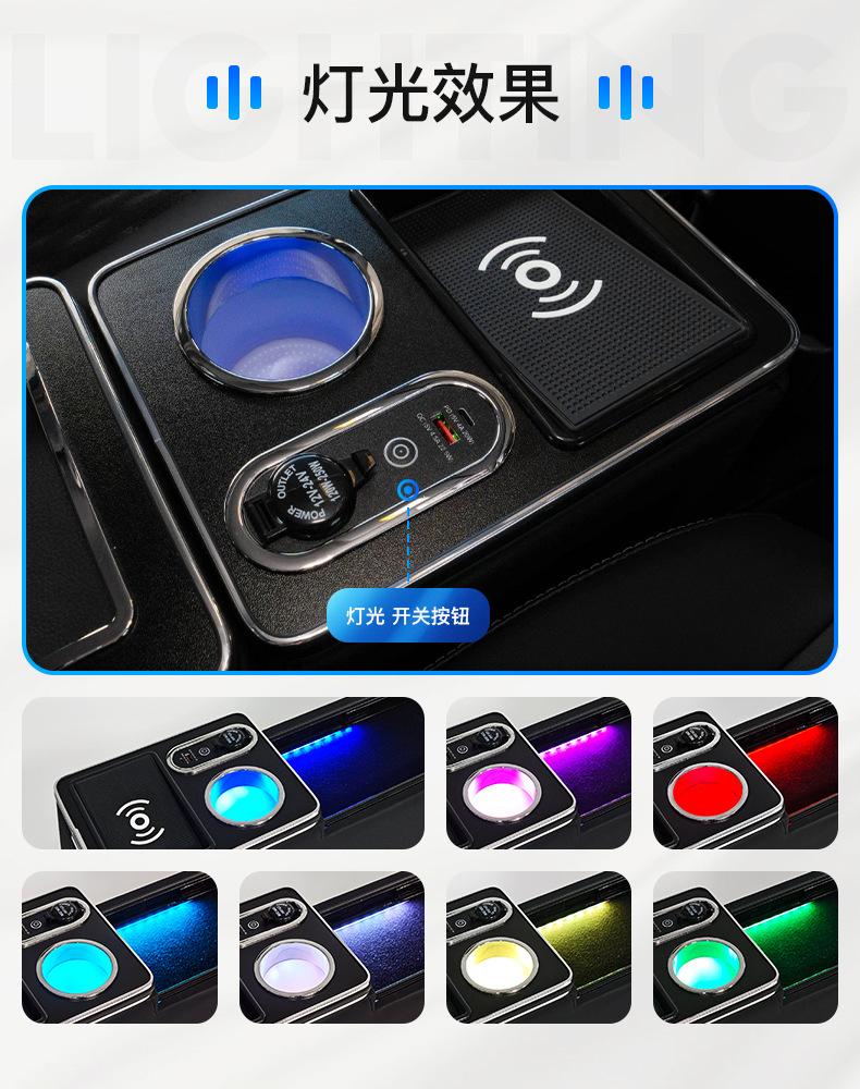 Suitable for Toyota Noah 90 Series Armrest Box, Voxy 95 Series Storage Box, Central Storage Hand Pillow Box Modification
