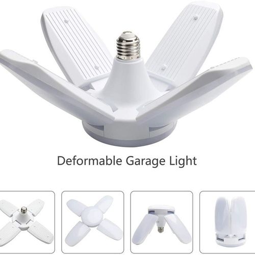 New folding leaf lamp 4+1 folding lamp mini folding lamp high brightness four leaf lamp garage lamp deformation small size