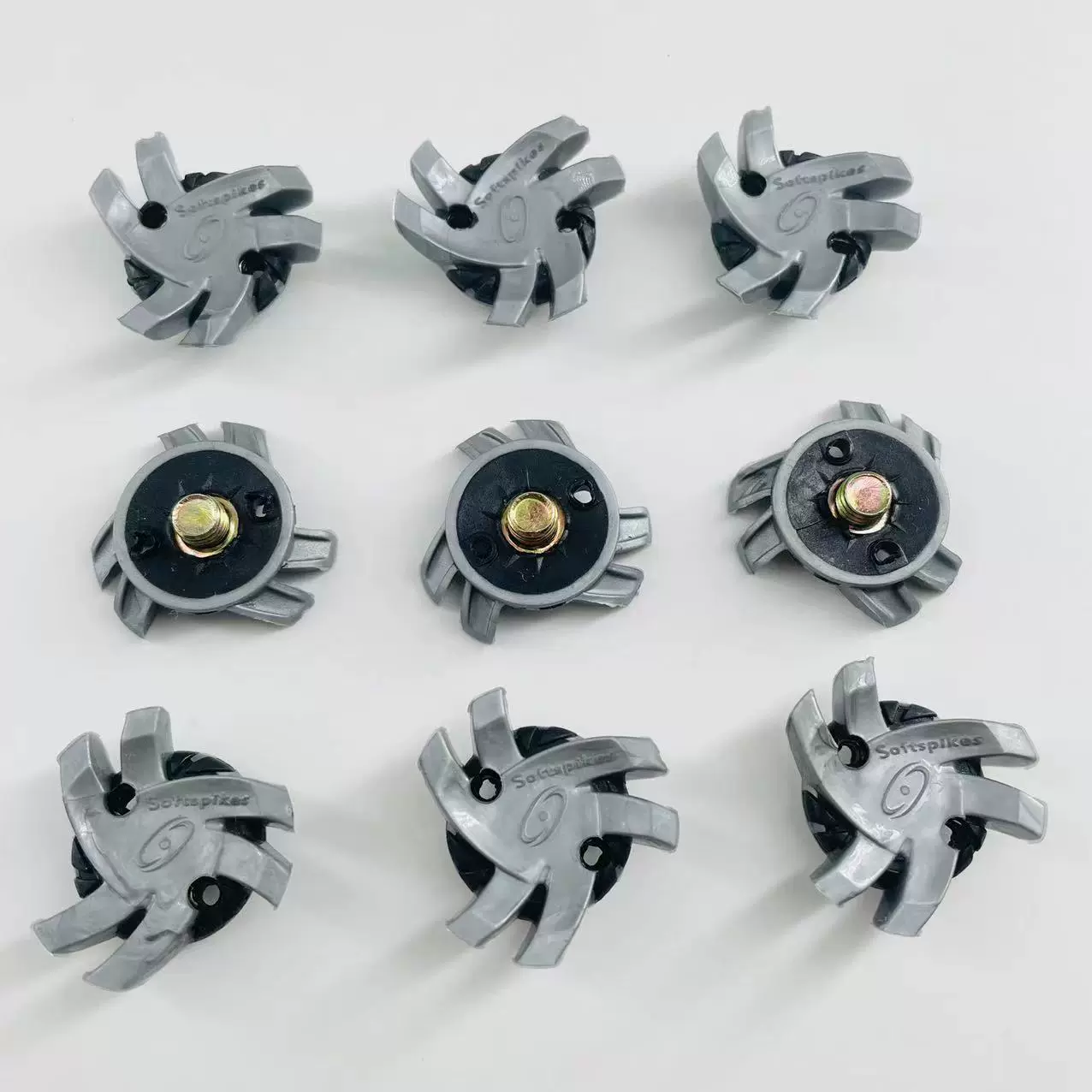 热卖高尔夫球鞋钉 黑灰 螺丝替换钉 高尔夫球鞋鞋钉  高尔夫用品