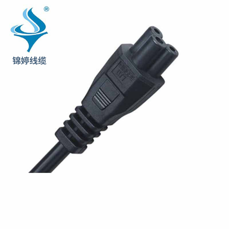 【厂家供应】美式延长线带美标米老鼠插头 三极美规插头带梅花尾