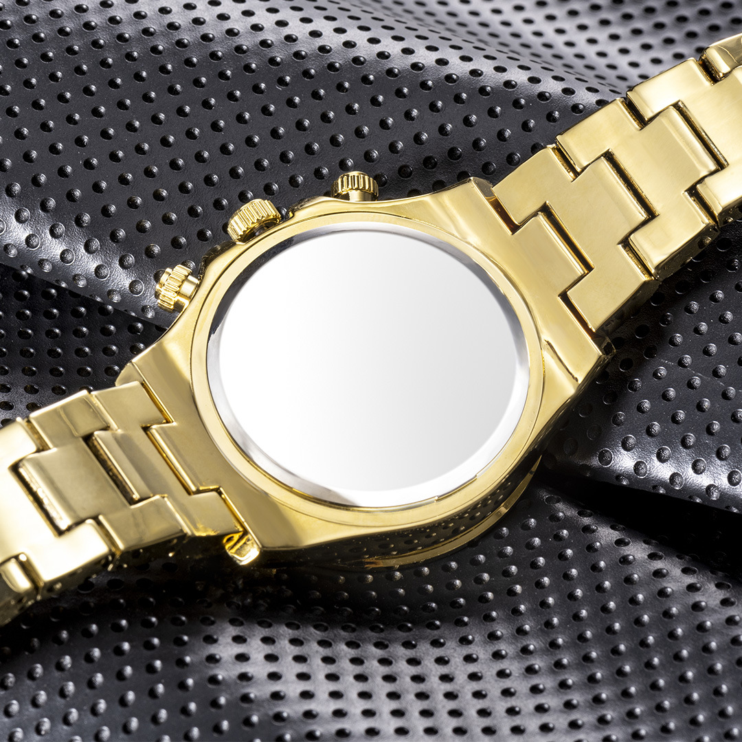 Missfox Men's Mechanical Watch Diamond Daytona Green Dial Luxury_voghion.com