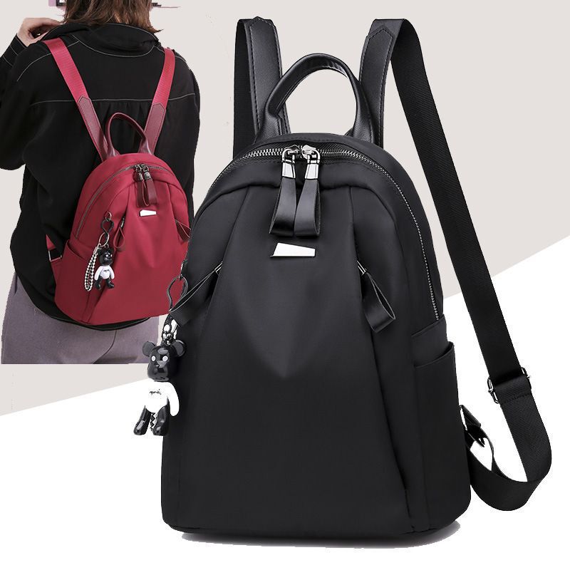 Waterproof Oxford Cloth Backpack for Women, Fashionable New Korean Style Women's Casual Simple Travel Bag, Lightweight Waterproof Oxford Cloth Backpack for Women, Fashionable New Korean Style Women's Casual Simple Travel Bag, Lightweight