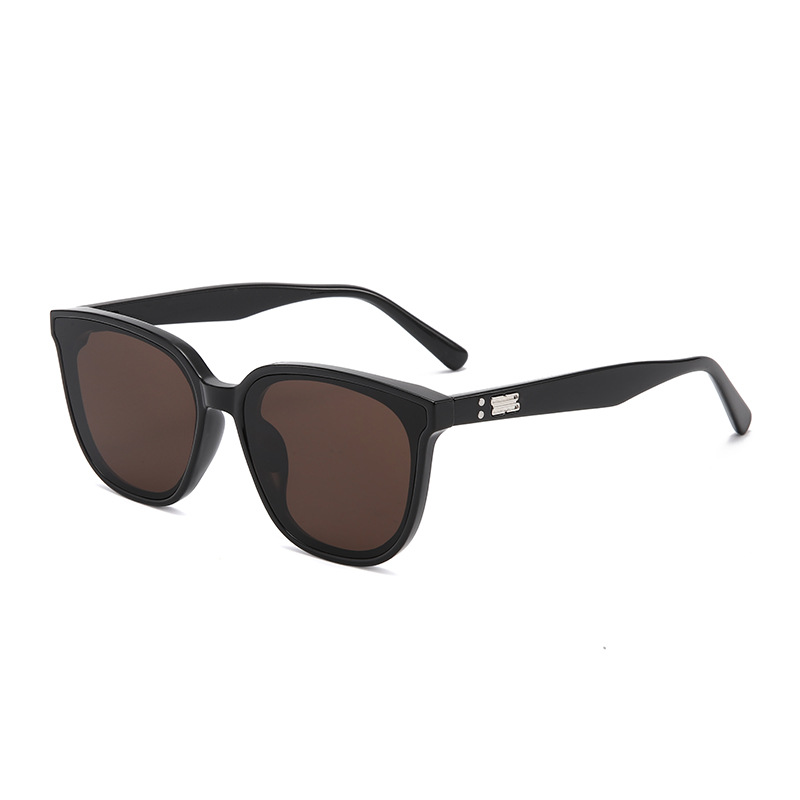 Gafas de sol gm para mujer, protección solar, gafas de sol anti-UV, gafas de sol UV400 con montura cuadrada para mujer, estilo coreano