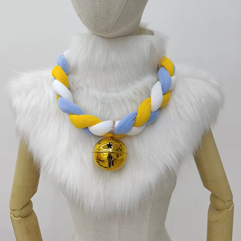 Small bell, cute choker with accessories with pigtail