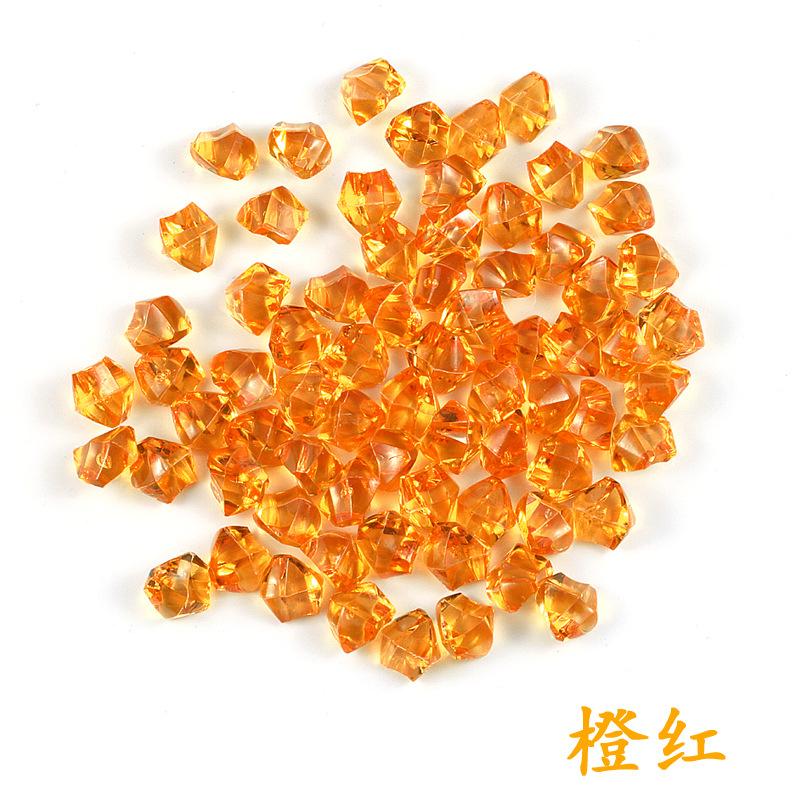 6x9仿真冰块橙红