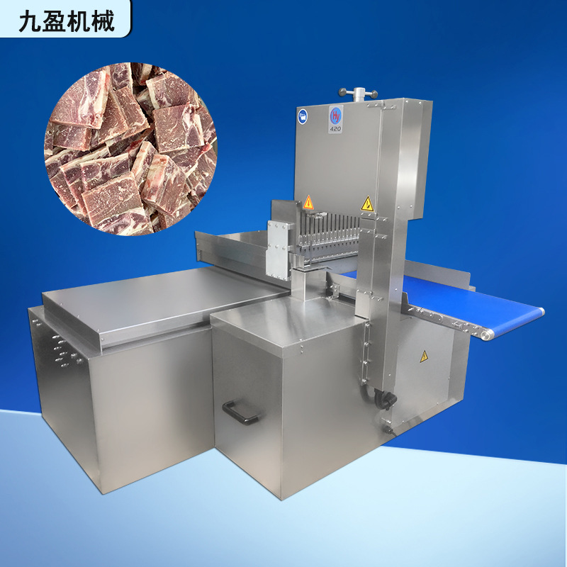 全自动锯骨机HY-420A-仿人工单向 牛排切片机 禾砚高速切骨机现货