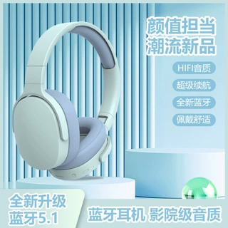 P2961蓝牙耳机头戴式网课学习儿童音乐运动降噪耳机跨境爆款直销