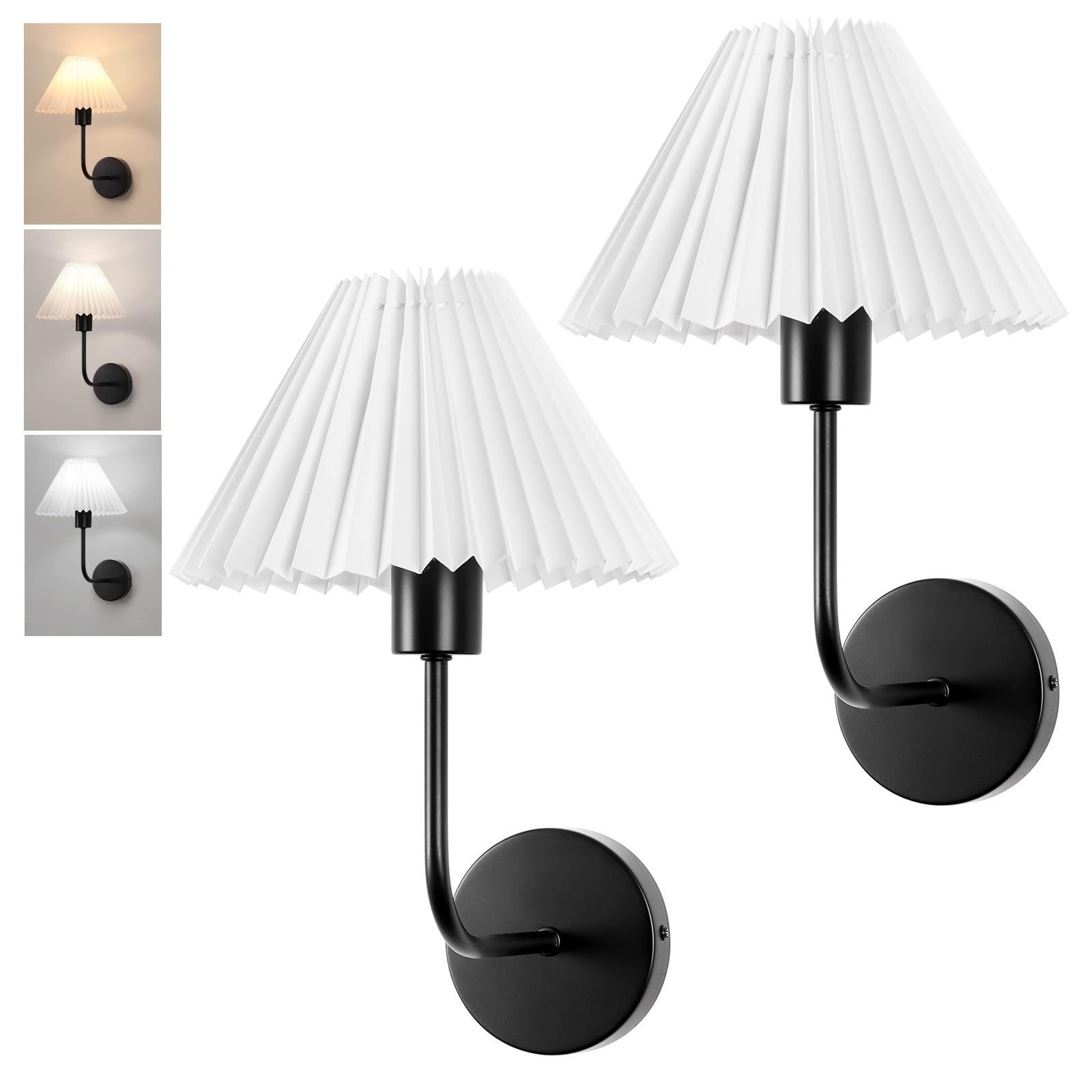 Luz de pared sin cableado transfronteriza americana dormitorio cabecera de cama luz de atmósfera decoración de sala de estar cubierta de lienzo recargable lámpara de pared atenuable