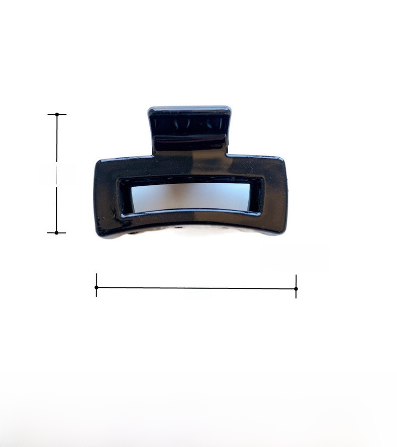 Acrylic Hair Claw Clip For Ponytail And Bangs Styling Accessory_voghion.com