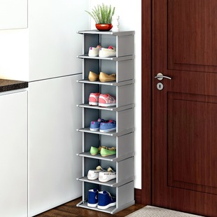 Simple Shoe Rack for Doorway, Space-Saving, Narrow Shoe Rack for Home Storage, Exquisite Indoor Dustproof Narrow Design