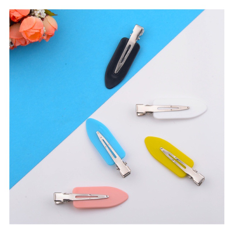 Crema pegamento horquilla DIY material metal clip lateral de dibujos animados clip de crema horquilla hecho a mano crema pegamento Accesorios Al Por Mayor