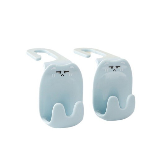 Cartoon cute expression hook creative car backrest hook multifunctional car seat backrest hook