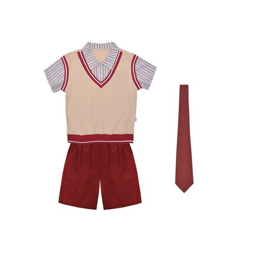 Lanyang Beibei Primary School Uniform Set of 2 for Children - Summer Sports Uniform, Class Uniform for Kindergarten