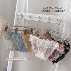 French retro satin white underwear for women pure lust lace sexy mesh briefs medium low waist underwear for women pure cotton