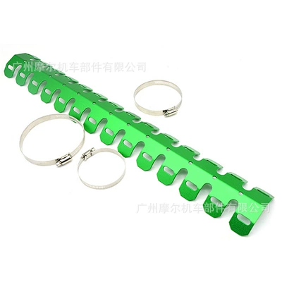 Exhaust pipe exhaust protection cover modification - long-green