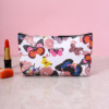 Korean version of casual bag letters, bristical cosmetic bag, cross -type cosmetic bag, wash women's bag