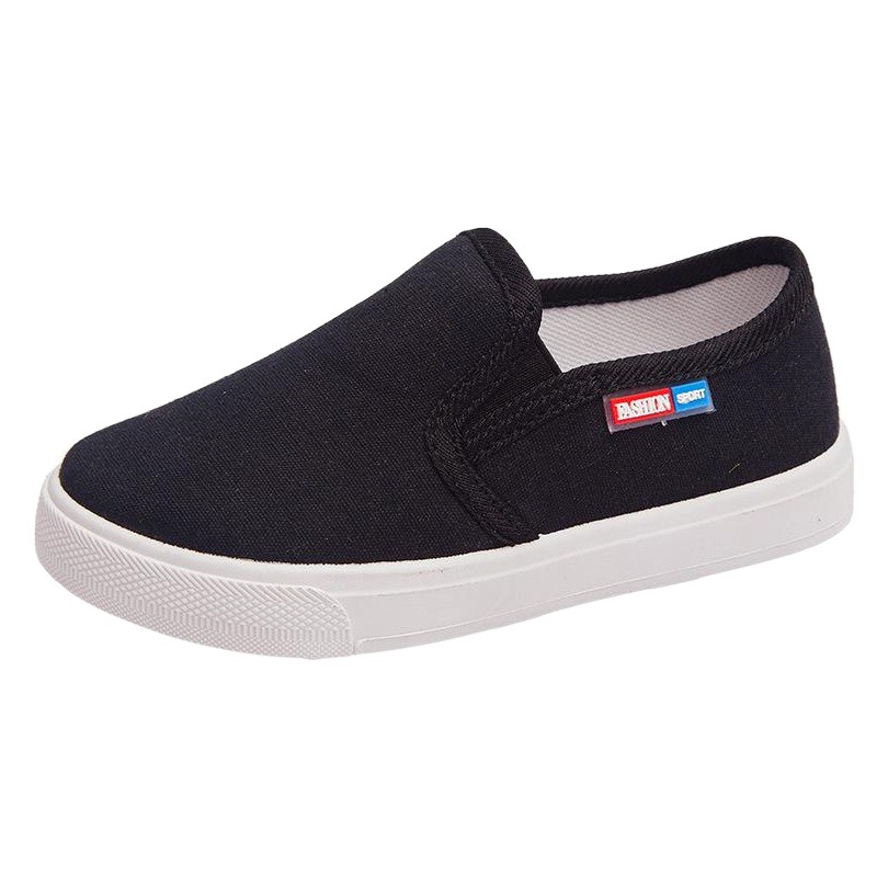 Children's Canvas Shoes, Girls' Shoes, 2026 New Breathable Sneakers, Boys' Kindergarten White Shoes, Slip-On Casual Shoes