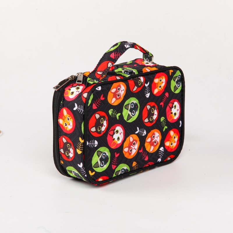 Bolsa de lápices multifuncional con pincel de acuarela de plomo de colores de 72 agujeros, correa extraíble, bolsa para bolígrafos de dibujos animados portátil