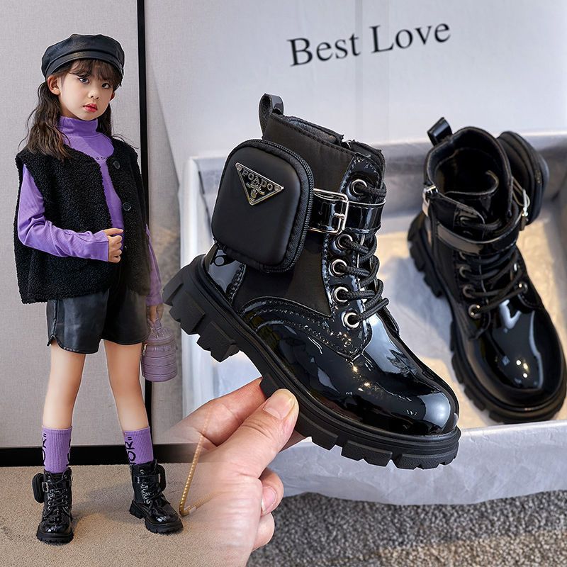 Girls' boots and children's shoes 2023 a...