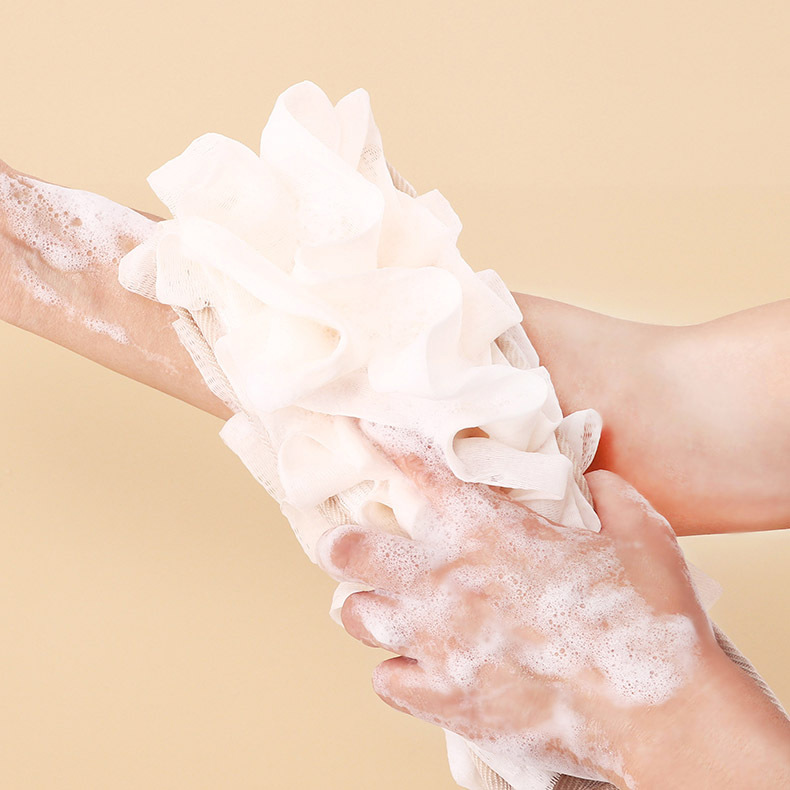 二合一拉背巾強力搓背不求人洗澡巾沐浴條浴花搓泥家用搓澡巾批發