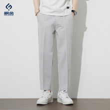 枫舍男装 /2025夏季新款小西裤修身9分裤薄款透气潮流百搭九分裤