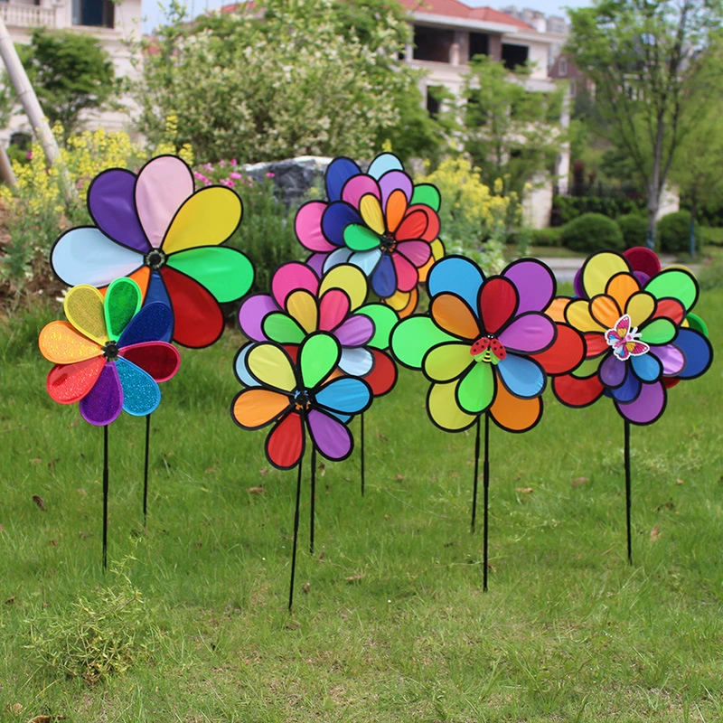 Windmill toy, nail sequins, decorations for kindergarten