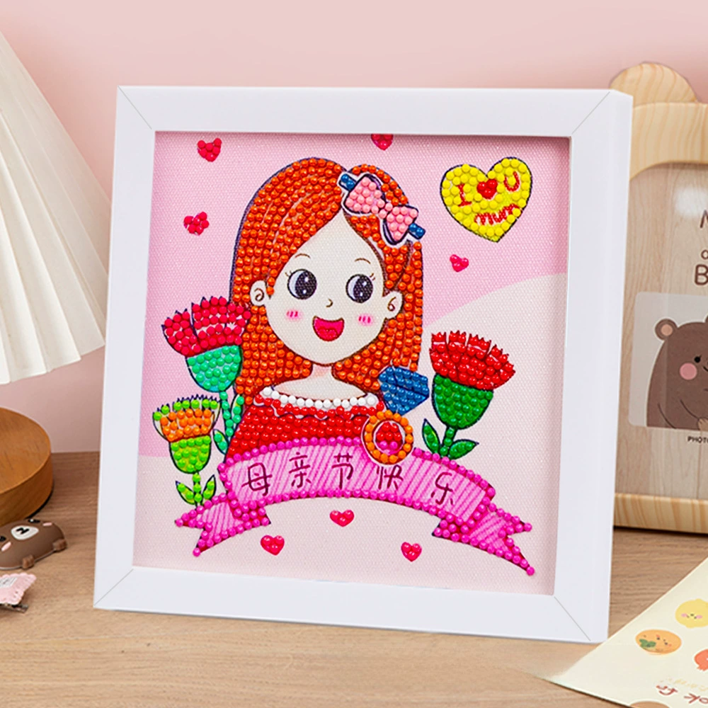 Алмазная мозаика ко Дню матери DIY, детская поделка, праздничные алмазные наклейки, богиня, алмазная картина в подарок маме