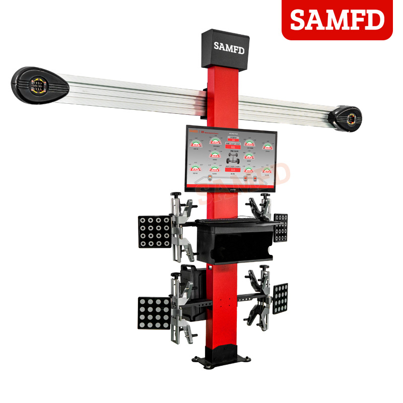 Puli Excellence Localizador de cuatro ruedas Localizador de mantenimiento de automóviles La máquina de posicionamiento de neumáticos de reparación de automóviles se puede combinar con un elevador