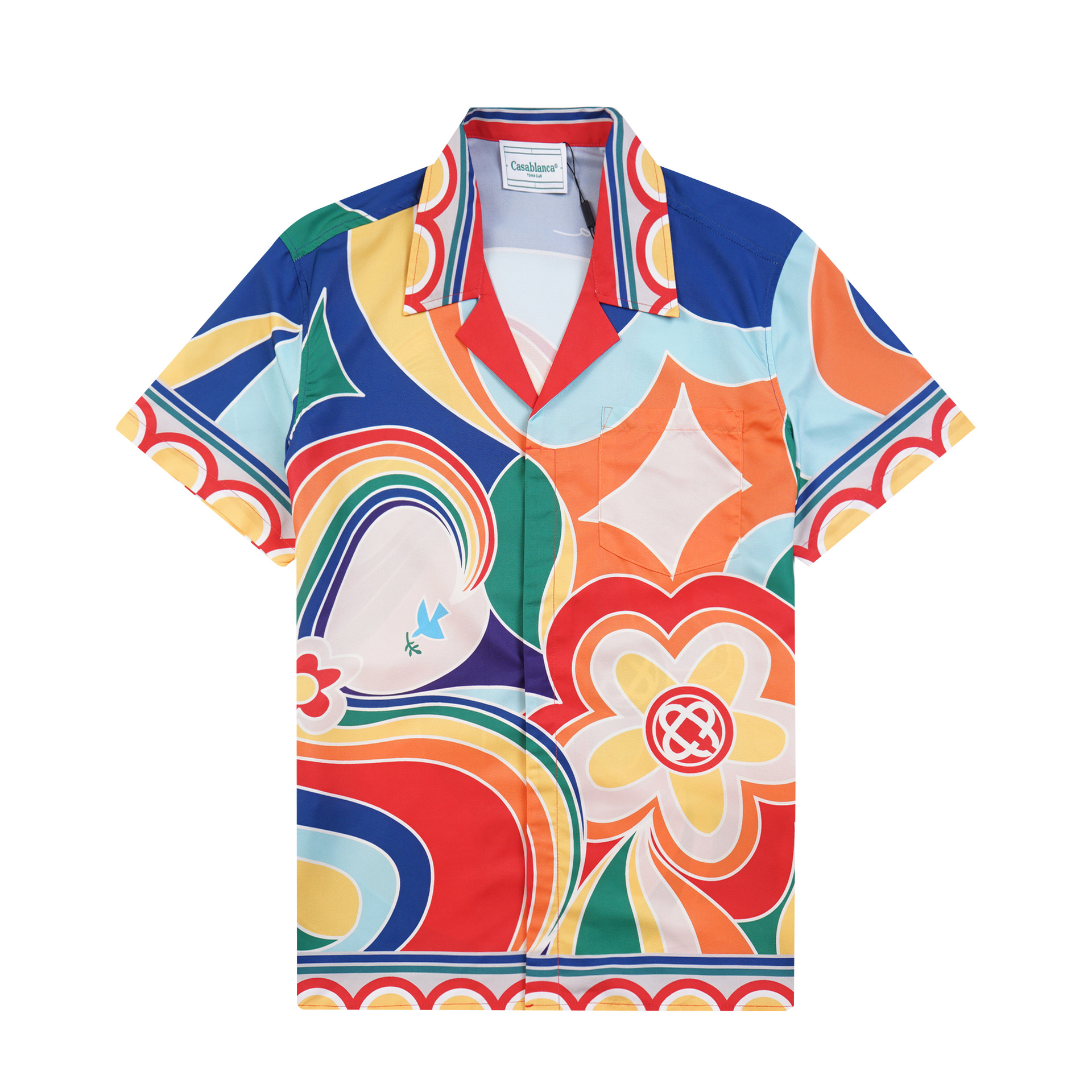 Casablanca Shirt Psychedelic Graphic Multicolor